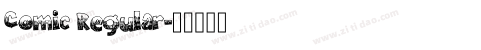 Comic Regular字体转换